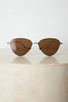 Cora silver-tone sunglasses