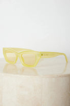 Ocean yellow sunglasses, angle view