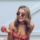 Otto brown sunglasses, side view