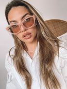 Frankie blush sunglasses