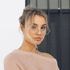 Harmony clear frame sunglasses, alternate view