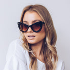 Berlin tortoise sunglasses, side view