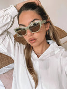 Frankie olive sunglasses