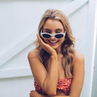 Calais clear frame sunglasses