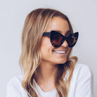 Berlin tortoise sunglasses, detail view