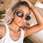 Delray black sunglasses