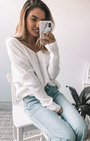 Frosty Knit - White